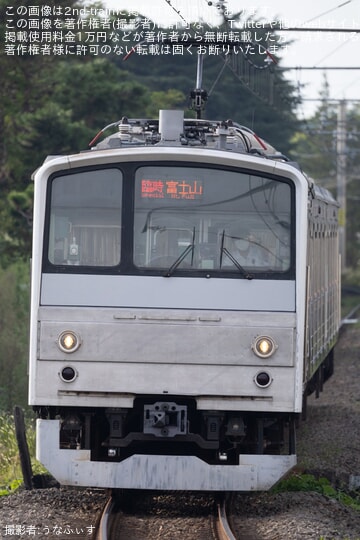 【富士山麓】6000系6501F「銀電」が吉田の火祭り臨に充当