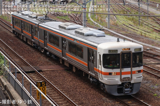 【JR海】313系R101編成が名古屋工場出場試運転（2枚目）