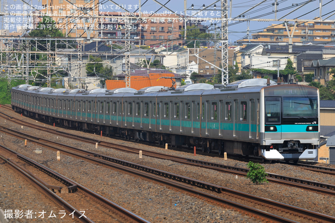 【JR東】E233系マト15編成 ATO調整試運転 - 南柏～北小金間にて撮影