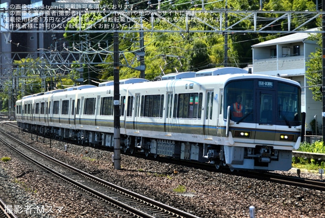 【JR西】221系NC622編成 吹田総合車両所本所出場試運転（1枚目）