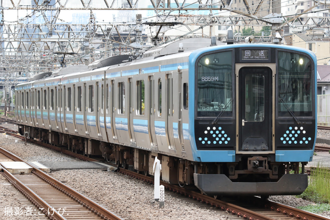 【JR東】E131系コツG-09編成 大宮総合車両ベース入場 - 池袋駅にて撮影