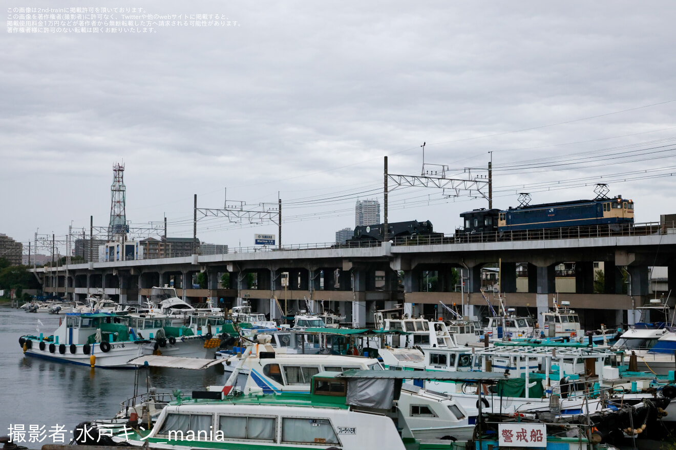 【JR貨】EF65-2088牽引でシキ801B1が蘇我へ送り込み回送の拡大写真