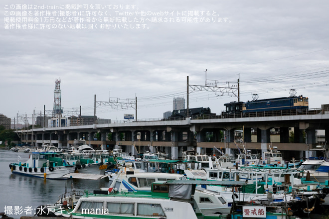 【JR貨】EF65-2088牽引でシキ801B1が蘇我へ送り込み回送 - 千葉みなと～蘇我間にて撮影