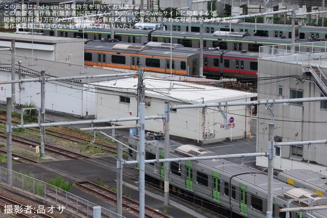 【JR東】E233系マリC9編成の組成が東京総合車両ベースで確認（4枚目）