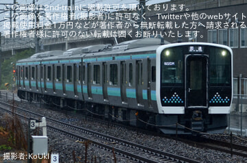 【JR東】E131系N9編成が松本駅での展示会に伴い送り込み回送