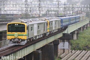 【JR東】快速「GVぐんまちゃん横川」がGV-E197系プッシュプル編成で運転