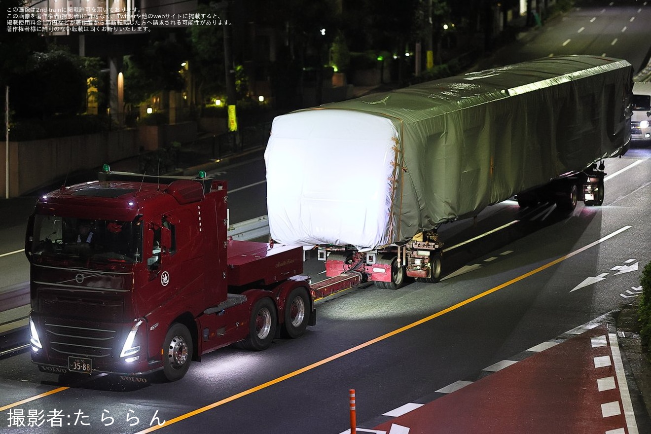 【東急】2020系2135Fクハ2135が長津田車両工場から陸送の拡大写真