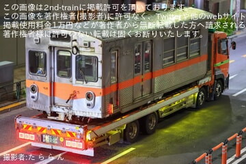 【北鉄】石川線7000系7001Fのモハ7001が廃車陸送