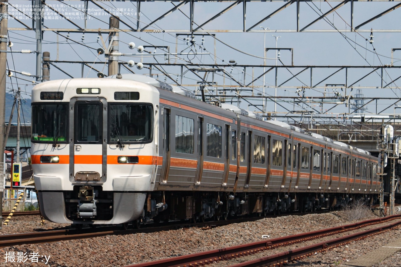 【JR海】313系Y109編成が名古屋工場出場試運転(202608)の拡大写真