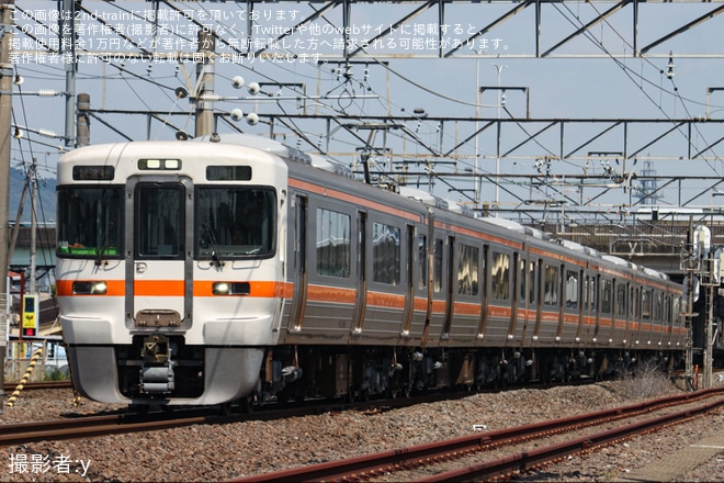 【JR海】313系Y109編成が名古屋工場出場試運転(202608)（1枚目）