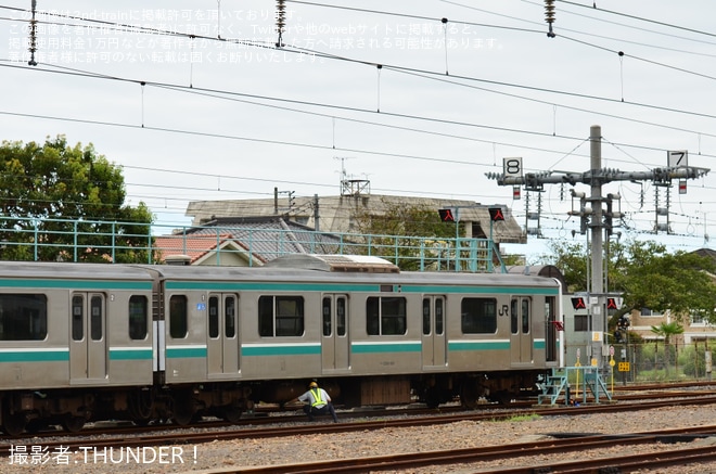【JR東】E501系K701編成が高萩疎開から勝田車両ベースへ返却回送（4枚目）