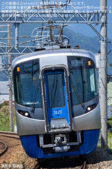 【西鉄】3000形3120F筑紫車両基地検査出場試運転