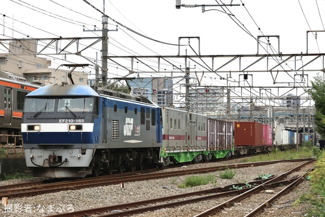 【JR貨】コキ90形が「リサーチキャビン」積載で貨物列車に連結（1枚目）