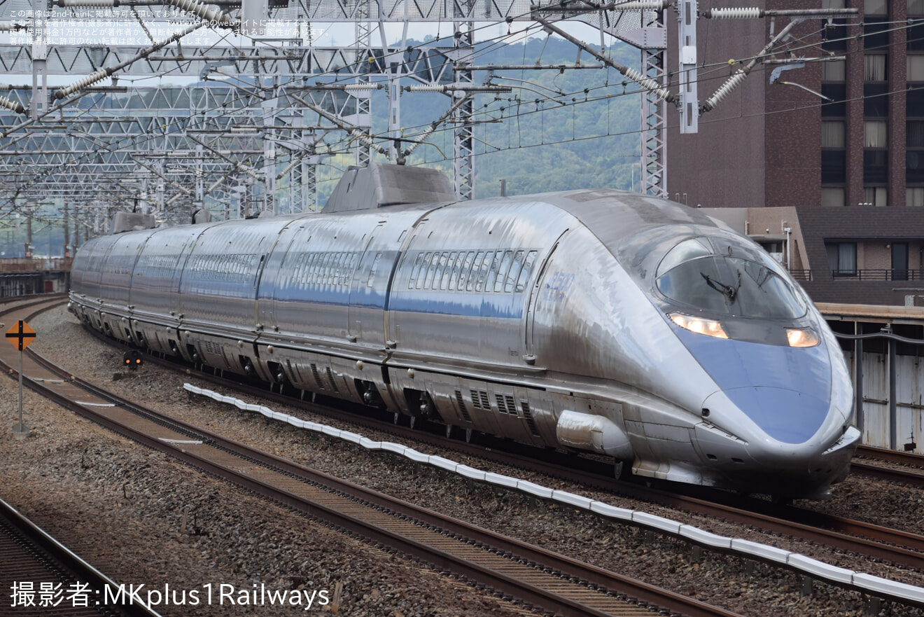 【JR西】ありがとう500系V4編成ラストラン 上り無待避運行! 博多～新大阪往復乗車を運転の拡大写真