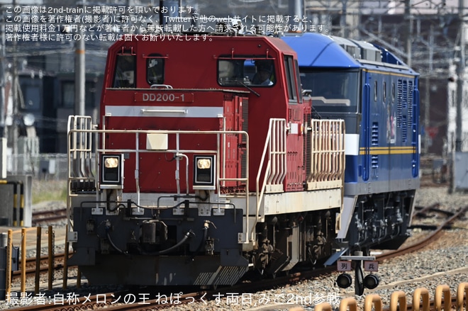 【JR貨】EF210-378が川崎車両を出場し甲種輸送・試運転（1枚目）