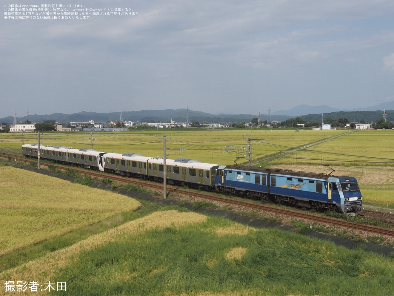 【東急】6020系6050番台6162F J-TREC新津出場甲種輸送の拡大写真