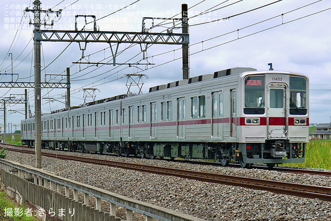 【東武】10030型11433F 南栗橋工場出場試運転（2枚目）
