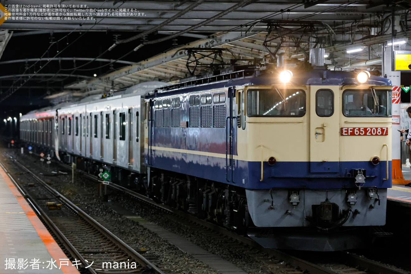 【東急】6020系6050番台6162F J-TREC新津出場甲種輸送の拡大写真