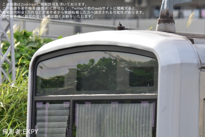 【小田急】3000形3654Fで前照灯・運転台機器が取り外された状態に（2枚目）