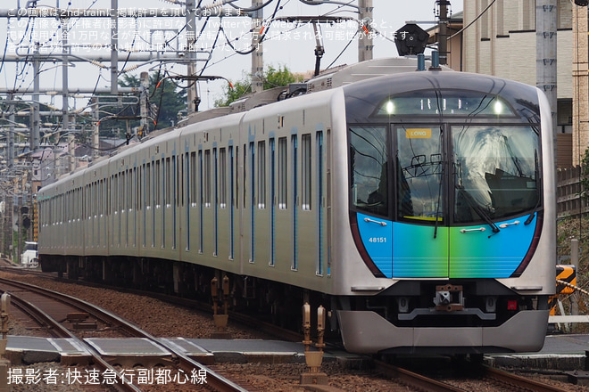 【西武】40000系48151Fが試運転 - 秋津駅にて撮影