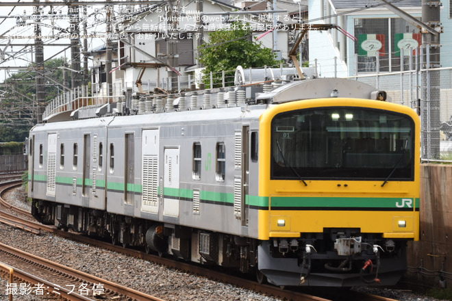 【JR東】E493系オク01編成木更津送り込み回送運転 - 新検見川駅にて撮影