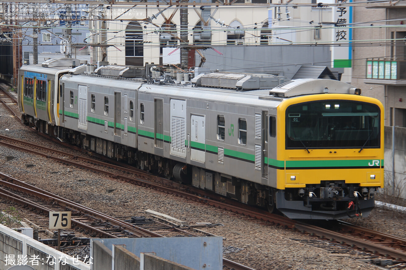 【JR東】キハE130-108 郡山総合車両ベース入場配給の拡大写真