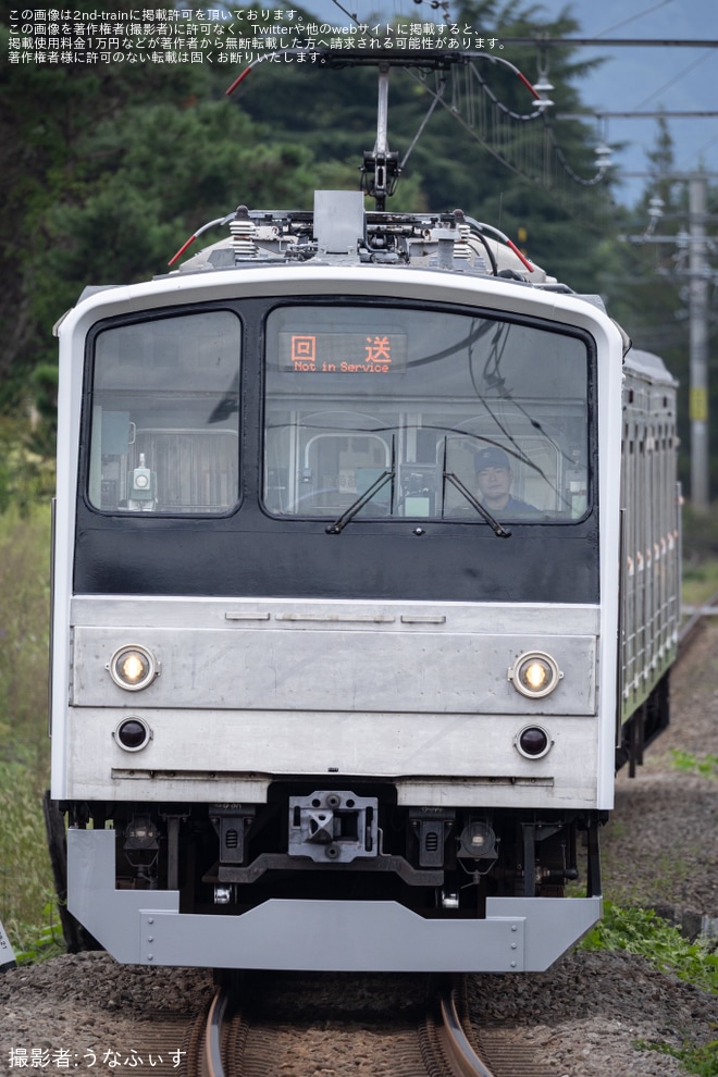 【富士山麓】6000系6501F「銀電」が富士山駅へ回送（1枚目）