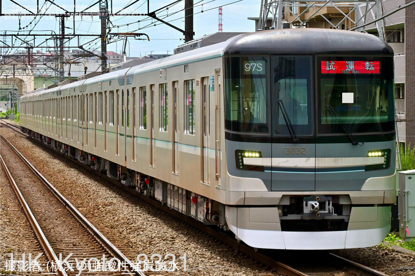 【メトロ】13000系13132F鷺沼工場出場試運転(202609)の拡大写真