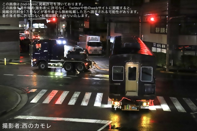 【阪急】5100系5106FのC#5106・C#5107が廃車陸送（2枚目）