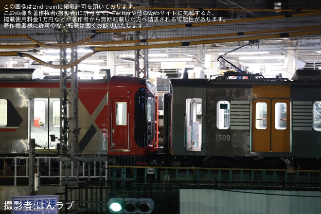 【阪神】1000系1609F+3000系3201Fが8両でなんば線夜間試運転（2枚目）