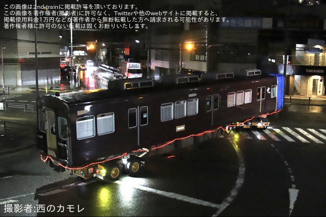 【阪急】5100系5106FのC#5106・C#5107が廃車陸送（1枚目）