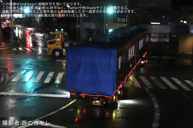 【阪急】5100系5106FのC#5106・C#5107が廃車陸送（4枚目）