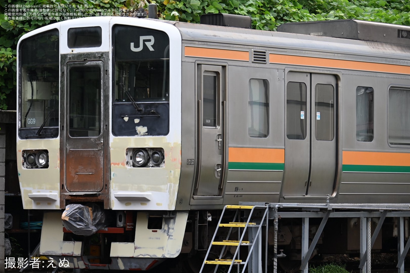 【流鉄】元JR東海211系GG8編成の改造工事が開始の拡大写真