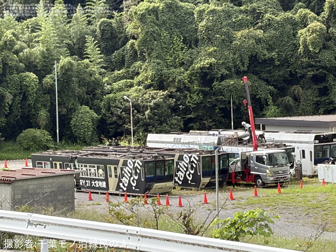 【千葉モノ】1000形第13編成の解体作業が確認の拡大写真