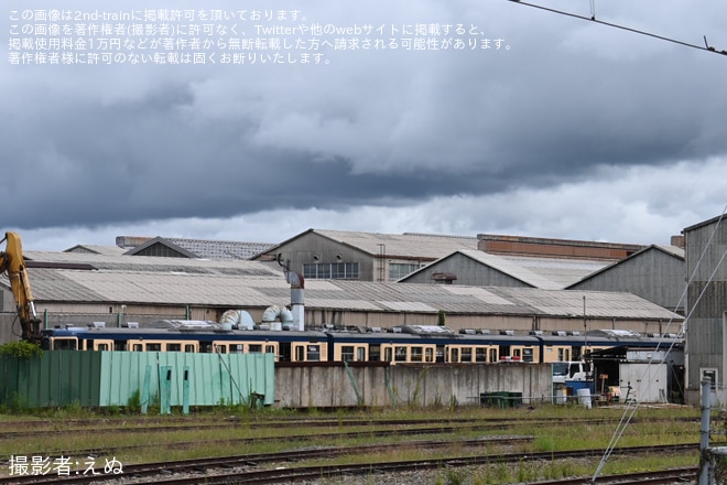 【しな鉄】115系S9編成「横須賀色」が長野総合車両ベースの解体線へ - 長野総合車両ベース付近にて撮影