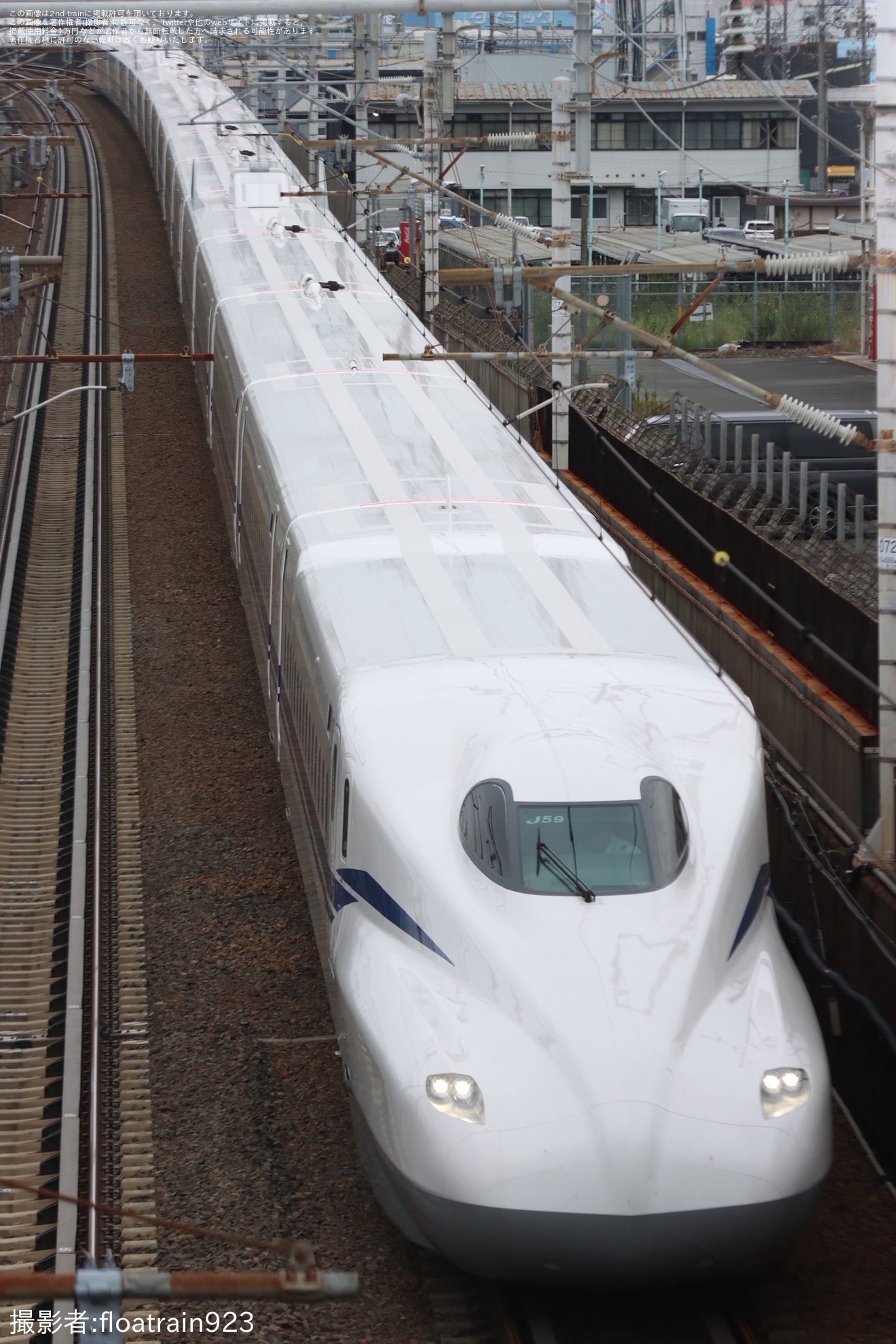 【JR海】N700S J59編成が米原以東で本線試運転を開始の拡大写真