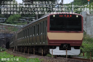 【JR東】E531系K423編成「赤電」がE501系運用を代走