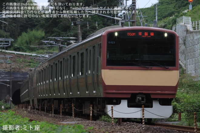 【JR東】E531系K423編成「赤電」がE501系運用を代走を不明で撮影した写真