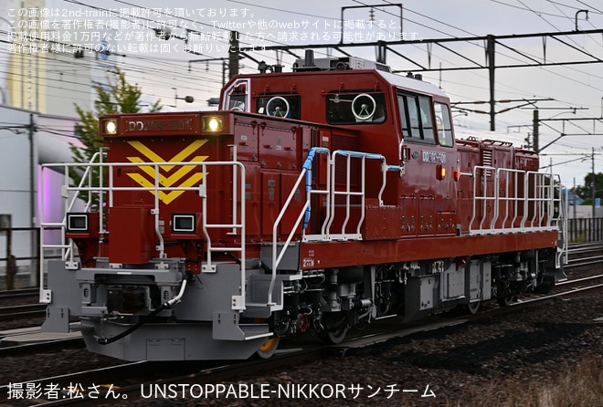 【JR北】DD200-501が現車評価試験に伴う本線試運転（4枚目）