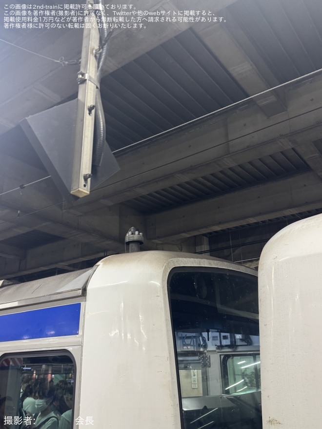 【JR東】E531系K408編成にホームドア対応改造を確認（2枚目）