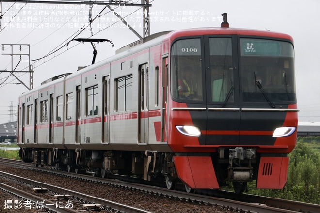 【名鉄】9100系9106Fが試運転を不明で撮影した写真