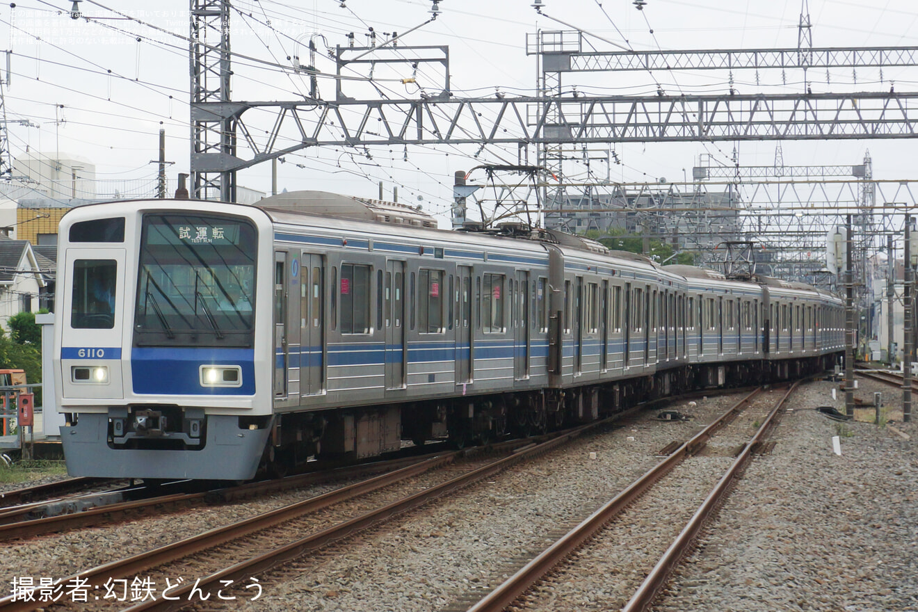 【西武】6000系6110F TASC調整試運転の拡大写真