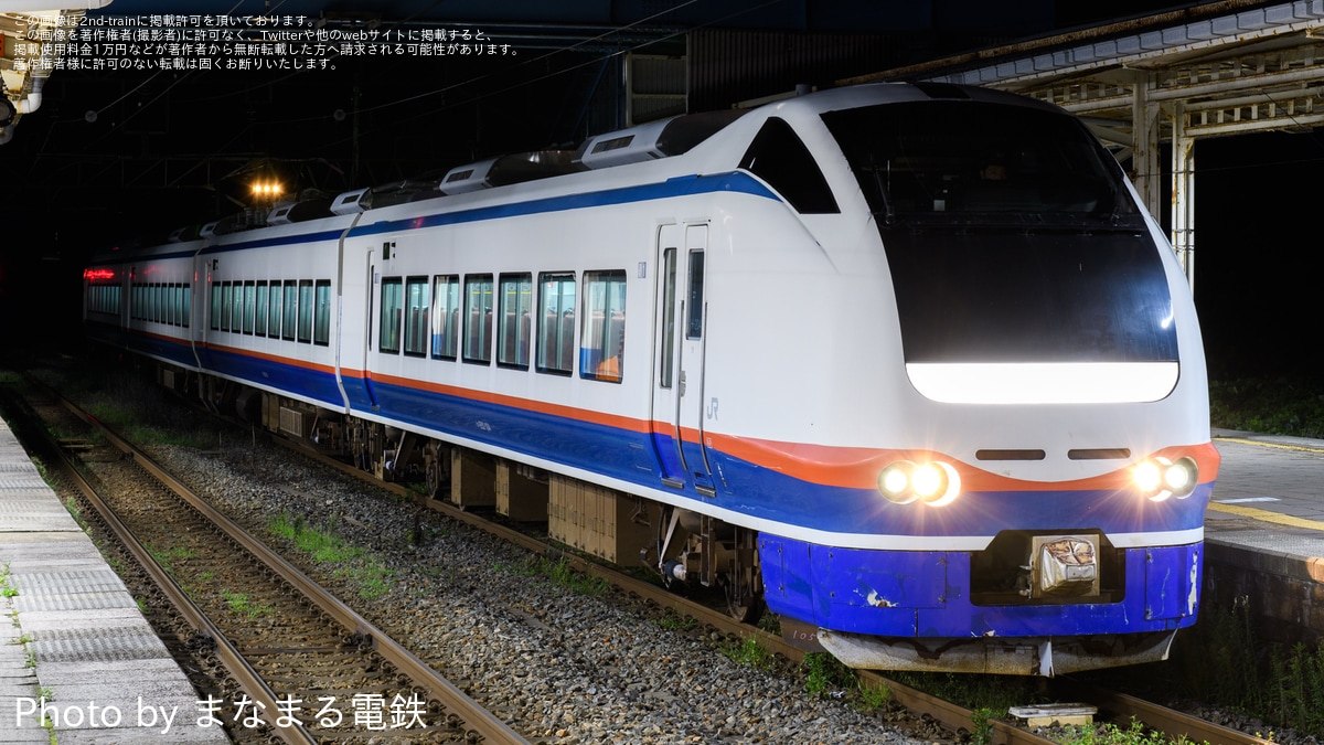 JR東】E653系H-204編成が装置保全で秋田総合車両センターへ入場 |2nd