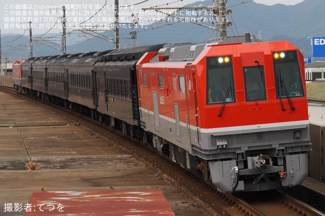 【JR西】DEC743形が35系5両を挟みプッシュプルで性能試験(20260912) - 防府駅にて撮影