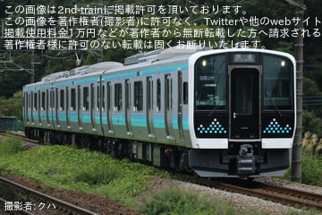 【JR東】E131系ナノN5編成 富士急行試運転返却回送