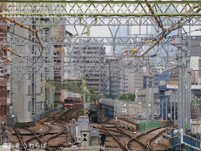 【京急】泉岳寺～品川間の下り線が仮線へ切替 - 品川駅にて撮影