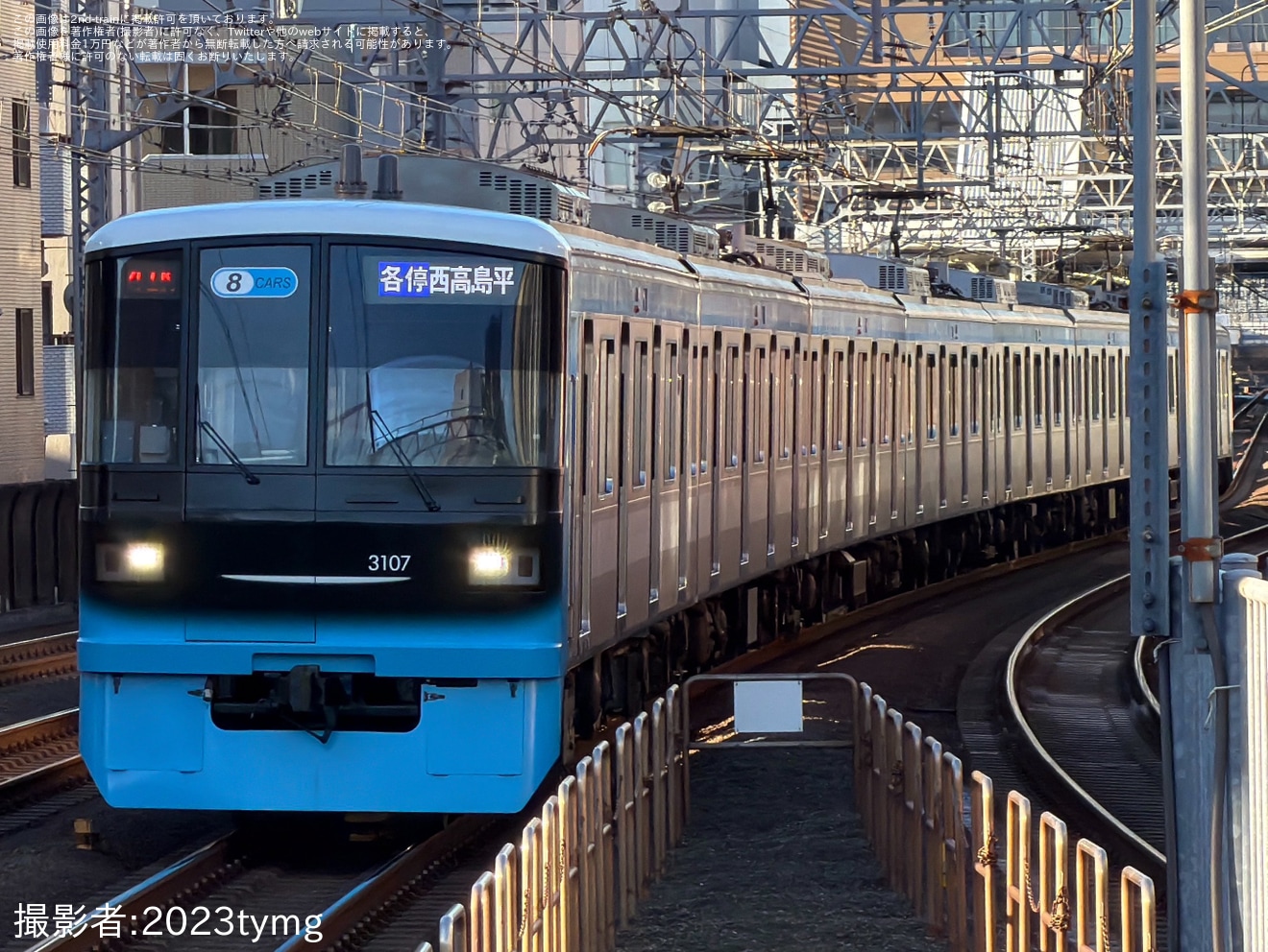 【東急】3000系3107Fがリニューアルを終え営業運転復帰の拡大写真