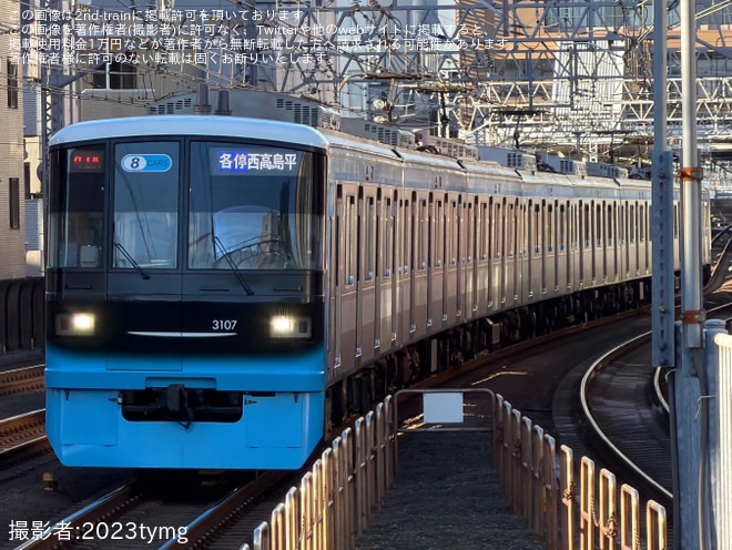 【東急】3000系3107Fがリニューアルを終え営業運転復帰（1枚目）