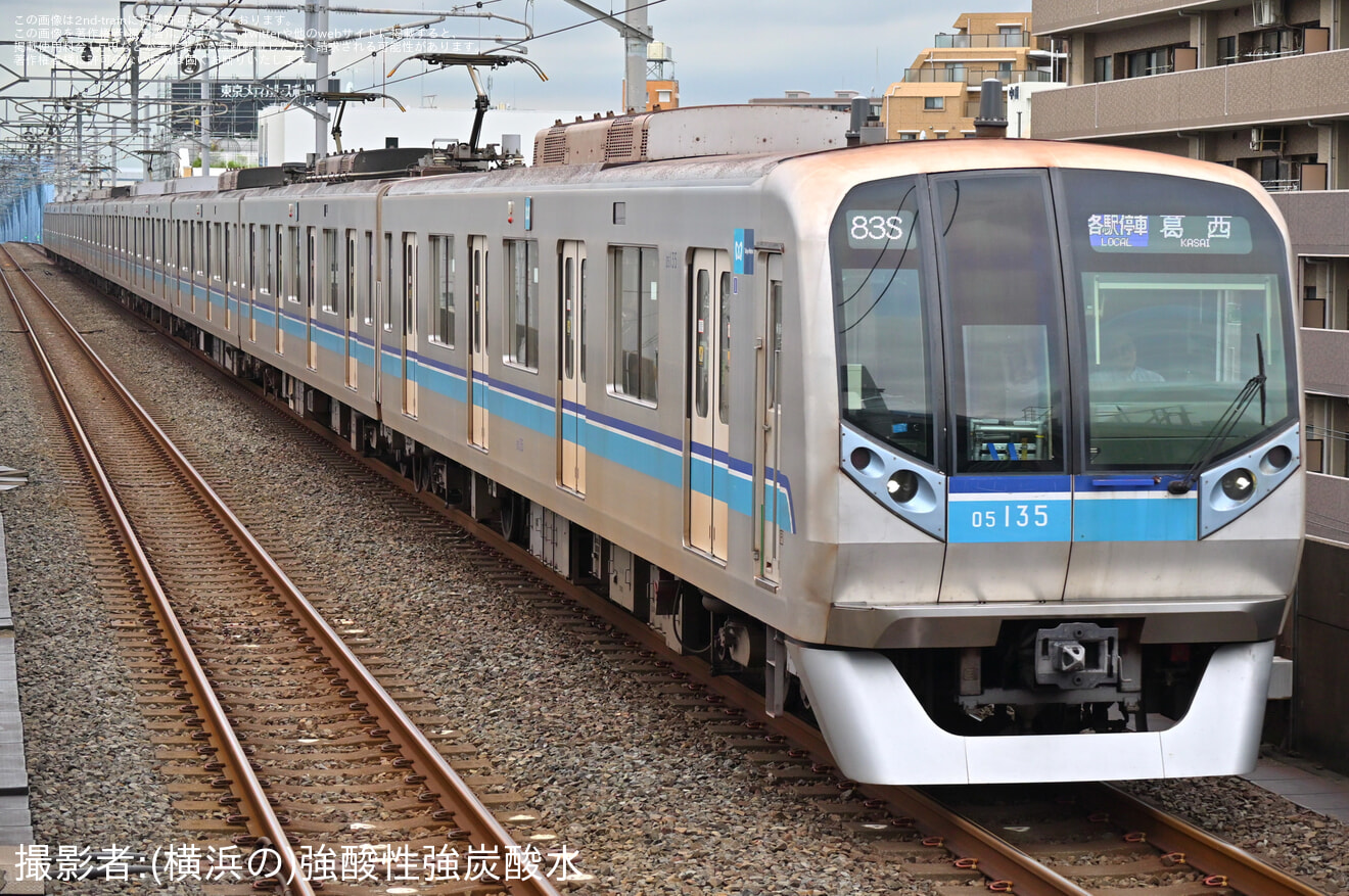 【メトロ】架線断線の影響で葛西行が多数運転の拡大写真
