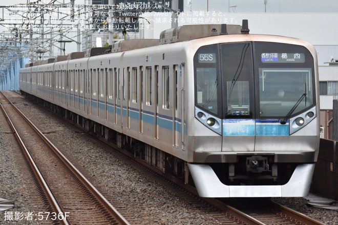 【メトロ】架線断線の影響で葛西行が多数運転 - 西葛西駅にて撮影